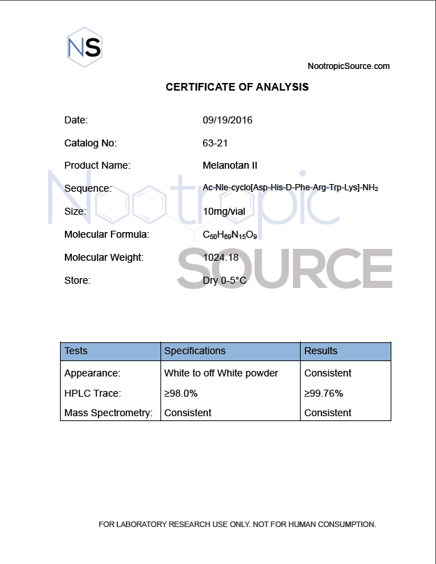 Melanotan 2 MT2 Peptide - Image 2