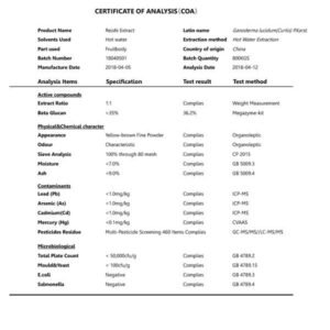 Alternative view of Red Reishi Mushroom Extract Powder