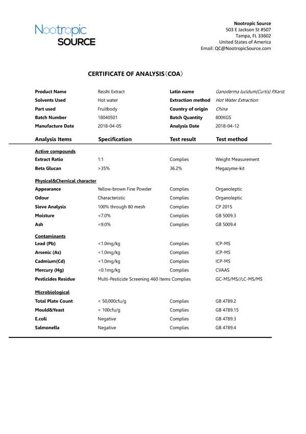 Red Reishi Mushroom Extract Powder - Image 2