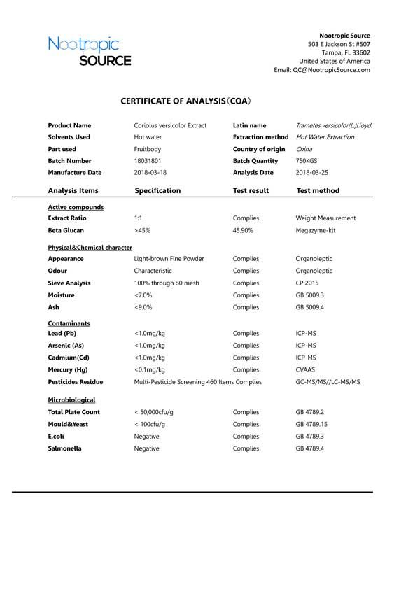 Turkey Tail Mushroom Extract Powder - Image 2