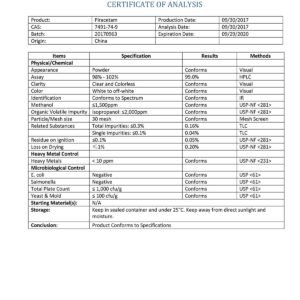 Alternative view of Piracetam Powder